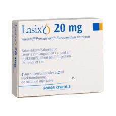 Lasix 20 mg / 2 ml Sanofi